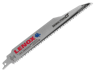 LENOX 1832143 956RCT DEMOLITION CT Reciprocating Saw Blade 230mm 6 TPI LEN1832143