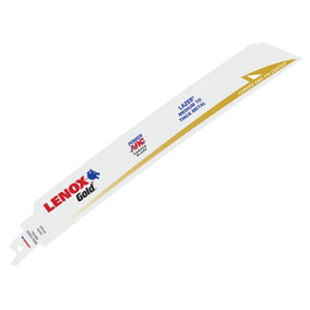 LENOX 210989114GR 9114GR Gold Extreme Reciprocating Saw Blades 229mm 14 TPI (Pack 5) LEN9114G