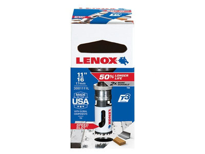 LENOX LEN30011 Bi-Metal Holesaw 17mm