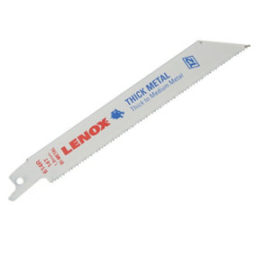 LENOX T20564-614R 20564-614R Metal Cutting Reciprocating Saw Blades Pack of 5 150mm 14tpi LEN20564