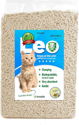 Leo Eco Friendly Cat Litter NATURAL DIY at B Q