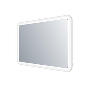 Leo LED Illuminated Backlit Bathroom Mirror, (H)600mm (W)800mm