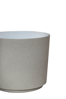 Leon Cement Planter H27Cm D32Cm