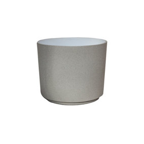 Leon Planter - Ceramic - L32 x W32 x H27 cm - Cement