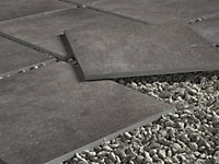 Leonardo Anthracite 20mm Thick 600mm x 600mm Trade Bulk Porcelain Paver Value Pack (Pack of 64 w/ Coverage of 23.04m2)