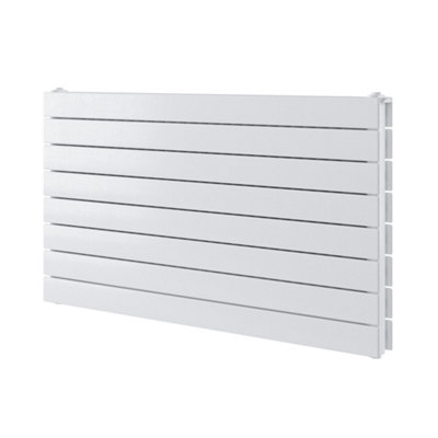 Leonardo White Horizontal Convector Radiator - 600x1000mm