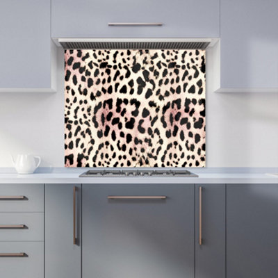 Leopard Hide Premium Glass Kitchen Splashback W900mm x H650mm