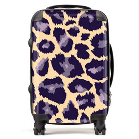 Leopard Print Suitcase - Cabin