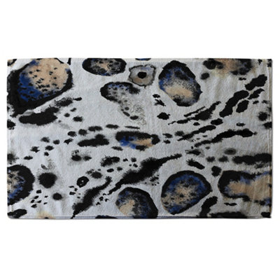 Leopard Print with Blue (Bath Towel) / Default Title