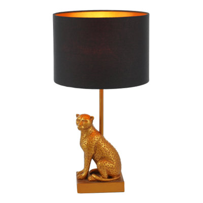 Leopard lamp on sale shade walmart