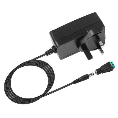 Lepro 12V 2A Power Supply, 240V to 12V Transformer Adaptor, 24W UK Plug with 1.5M Cable, 5.5mm x 2.1mm Jack