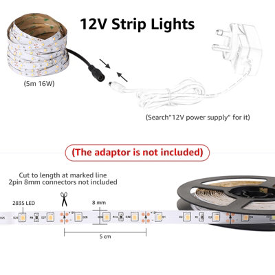 Just Plug® Lighting System - JP5741 - Cool White LED Stick-On