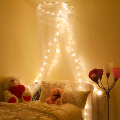 Lepro 20m Copper Wire Fairy Lights, 200 LED String Lights Plug in, Warm White, Suit for Room Decorations, Christmas, Party