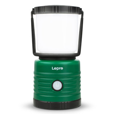 Lepro Battery Camping Lantern, 1100 Lumen Camping Light Battery Powered, Warm and Cool White Modes, D Batteries Not Included