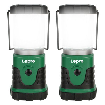 Lepro Camping Lantern Battery Powered, 350lm, Small Tent Lights, Dimmable Warm to Cool White, Pack of 2, AA Batteries Not Included
