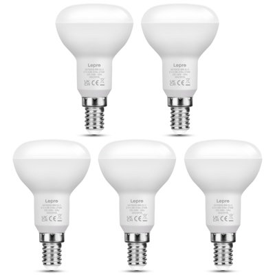 Lepro E14 LED R50 Reflector Bulb 4.9W, 470lm, Warm White 2700K, 40W ...