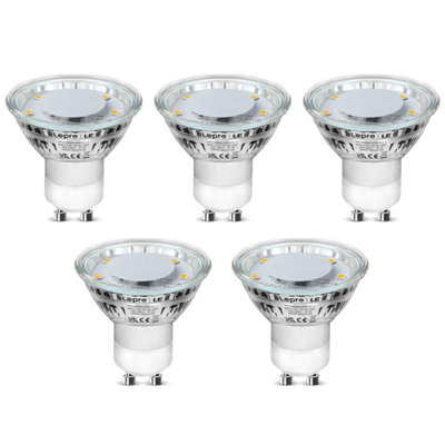 Lepro GU10 LED Bulbs Cool White 5000K, 50W Equivalent, 4W 325lm Energy ...