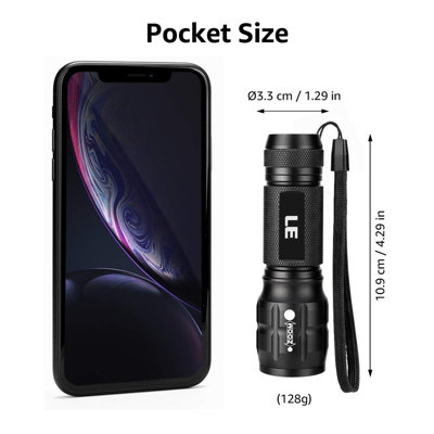 Lepro LED Torch, LE1000 Powerful Handheld Flashlight, Super Bright ...