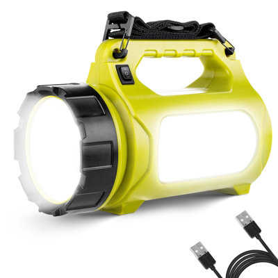 Lepro Rechargeable Camping Lantern, 1000 Lumen Bright LED Torch Rechargeable, 5 Modes Outdoor Searchlight with 3600mAh Power Bank