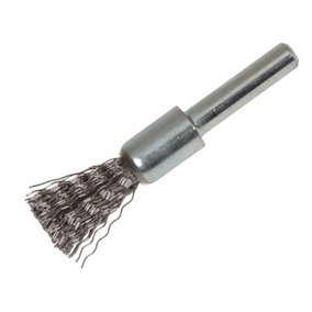 Lessmann - End Brush with Shank 12 x 60mm, 0.30 Steel Wire