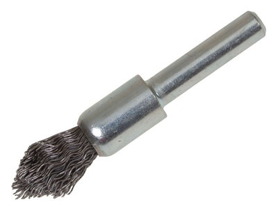 Lessmann - Pointed End Brush with Shank 12/60 x 20mm, 0.30 Steel Wire