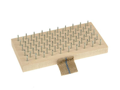 Lessmann Professional Plasterers Brush 190x95mm with Steel Pins for Perfect Plastering