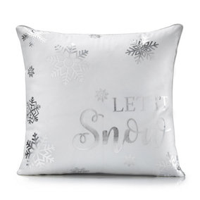 Let It Snow 18" Christmas Cushion