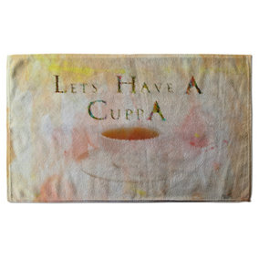 LETS HAVE A CUPPA (Bath Towel) / Default Title