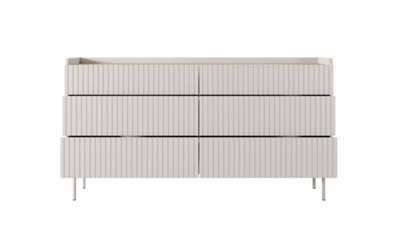 【送料無料】Veal 12 Drawer Chest - BEIGE lucrchstbulk_hero_1.jpg