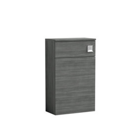 Level Compact Floor Standing WC Toilet Unit (Concealed Cistern & Toilet Pan Not Included) - 500mm - Anthracite - Balterley