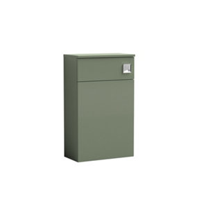 Level Compact Floor Standing WC Toilet Unit (Concealed Cistern & Toilet Pan Not Included) - 500mm - Satin Green - Balterley