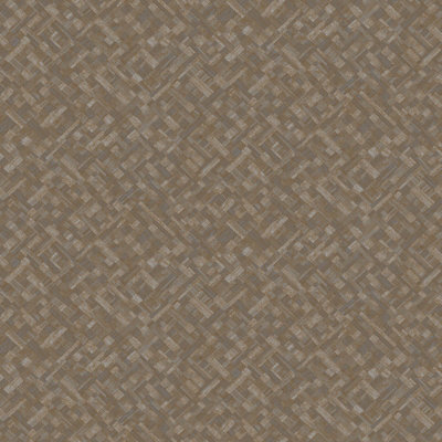 Level Two Agave Coco Textured Herringbone Wallpaper