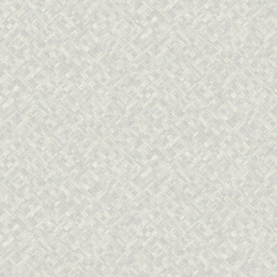 Level Two Agave Grey Textured Herringbone Wallpaper