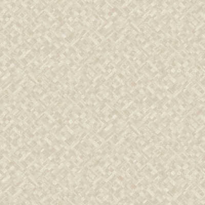 Level Two Agave Nude Textured Herringbone Wallpaper