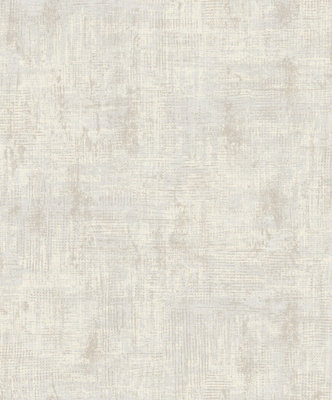 Level Two Antazit Ivory Textured Distressed Plain Wallpaper