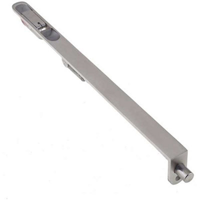 Lever Action Flushbolts for Double Doors - Satin Stainless Steel, 457x20mm