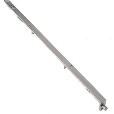 Lever Action Flushbolts with Radiused Forend in Satin Stainless Steel for Double Doors