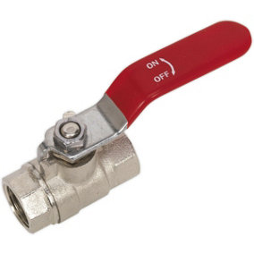 Lever Style Ball Valve - 3/8" Male BSPT Inlet to 3/8" Female BSP - Air Valve