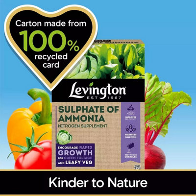 Levington All Purpose Plant Food Sulphate Of Ammonia Nitrogen Supplement 1.5kg