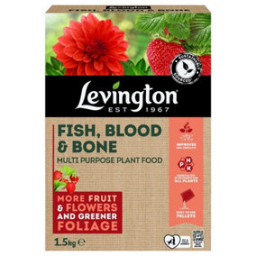 Levington Fish Blood Bone Multi Purpose Plant Food 1.5kg