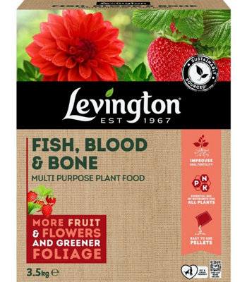 Levington Fish Blood Bone Multi Purpose Plant Food 3.5kg