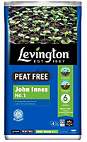 Levington John Innes No 1 Compost 10L for Young Plants and Vegetables, Pots and Tubs