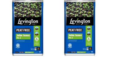 Levington John Innes No 1 Compost Peat Free  Young Plant 25L Pack of 2