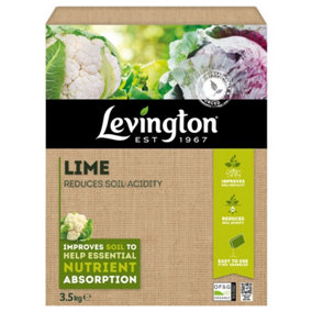 Levington Lime Reduces Soil Acidity 3.5kg