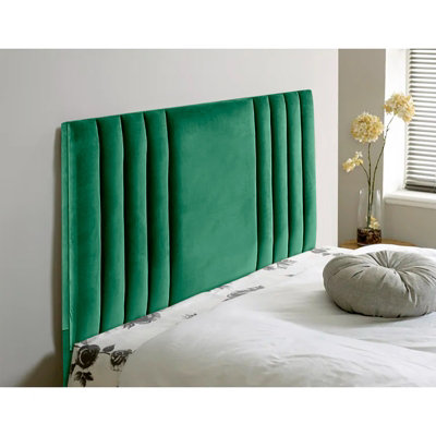 Lewis 54 inch Floorstanding Headboard Plush Velvet - Green