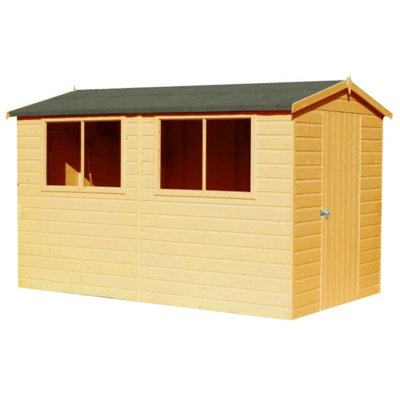 Lewis Handmade Garden Shed Approx 10 x 6 Feet