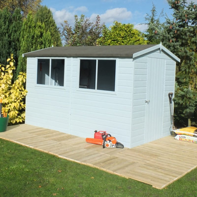 Lewis Handmade Garden Shed Approx 10 x 6 Feet