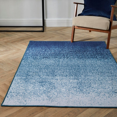 Lex Ombre Print Non-Slip Reverse Washable Rug