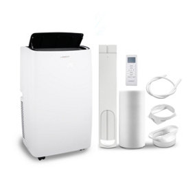 LEXENT Portable Air Conditioner 14000 BTU Mobile Air Conditioner Air Cooler Cooling Heating Dehumidifier, Remote Control