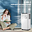 LEXENT Portable Air Conditioner 9000 BTU, Portable Air Conditioner Dehumidifier, Air Cooler, Energy Rating A, LC9W